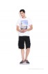 Celio Black Cotton Solid Shorts